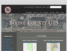 Tablet Screenshot of boonecountygis.com